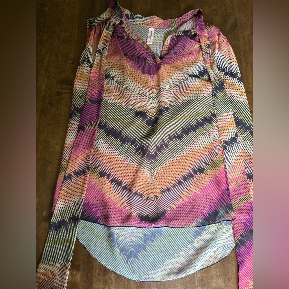 Vintage Sweet Pea By Stacy Frati Womens Y2K‎  Top Size L 2000s 00s Retro Artsy
